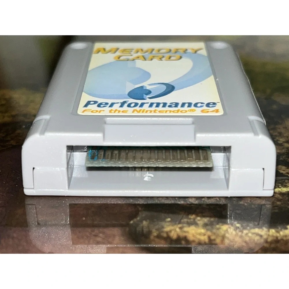 Nintendo 64 TremorPak Plus With Memory Card Performance (Missing Back)